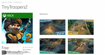 Tiny Troopers 2 Windows Phone Store page
