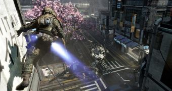 Use parkour moves in Titanfall