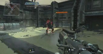 Titanfall on Xbox 360 in action