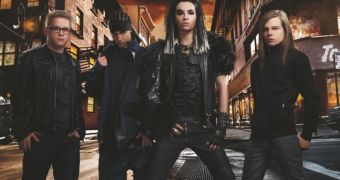 Tokio Hotel for German Vogue, as photographed by designer Karl Lagerfeld