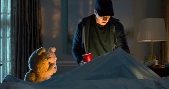 Ted and John break into Tom Brady's house in Super Bowl 2015 promo for “Ted 2”