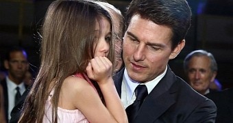 Tom Cruise and Suri, his daughter with ex-wife Katie Holmes
