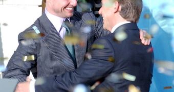 Tom Cruise and Church of Scientology leader David Miscavige