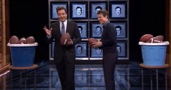 Jimmy Fallon and Tom Cruise play “Face Breakers” on The Tonight Show