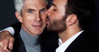 Tom Ford and Richard Buckley are in Out, the Love Issue