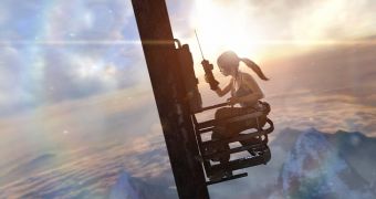 Lara Croft explores new environments in Tomb Raider