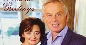 Tony Blair Sends Out Ridiculously Horrible Christmas Card