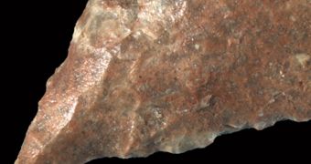 Researchers say that evidence of a special sharpening technique appears near the tips of 75,000-year-old stone artifacts