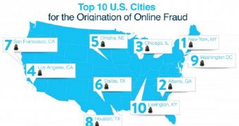 Top 10 US Cities for Online Fraud Origination in Q1 2012