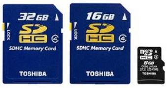 World's First 32GB SHDC Card from Toshiba