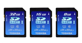 Toshiba unleashes high-speed SDHC and microSDHC cards