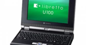 Toshiba's Libretto U100 is the company's first foray in the small-sized portable computer systems market