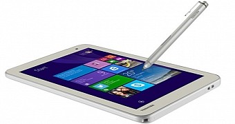 Toshiba Encore 2 Write shows up on the Intel website