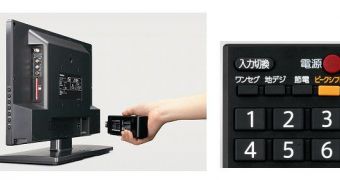 Toshiba unveils battery-powered TV