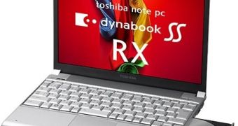 The Dynabook SS RX1 model comes with 128 GB of solid-state storage