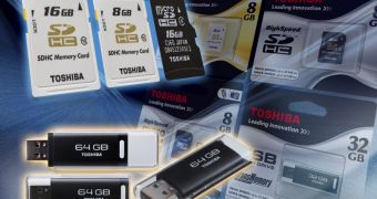 Toshiba refreshes memory card and flash drive lines