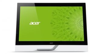 Touchscreen Monitors with Transparent Stands Introduced by Acer