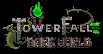 TowerFall Dark World splash screen