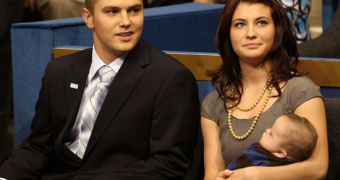 Track and Bristol Palin, two of Sarah Palin’s children