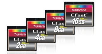 Transcend creates a number of CFast memory cards
