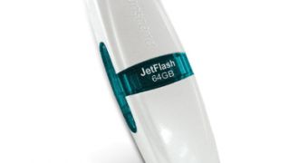 Transcend's JetFlash V20 USB flash drive with 64GB