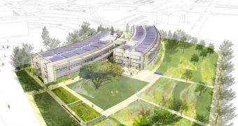 Rendition of NASA's Sustainability Base at Ames
