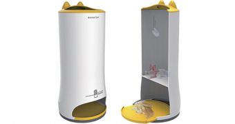 Innovative trash can promises to feed stray animals, solve the food waste problem
