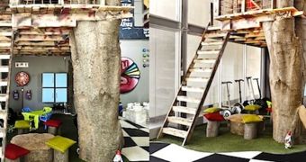 Fabulous treehouse built inside an office from South Africa by Missing Link