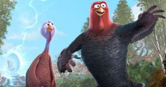 Animated film "Free Birds" promotes a meat-free Thanksgiving Day