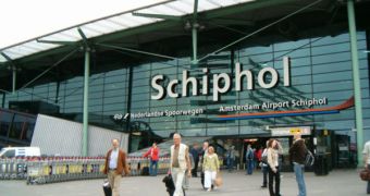 The Schiphol airport in Amsterdam today, which has seen a serious airplane crash that claimed 9 lives