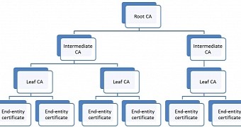 Root CA are at the top of certificate trust chain