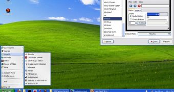 Windows XP theme in Lubuntu