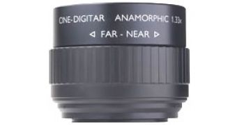 The Cine-Digitar 1.33x Anamorphic Lens