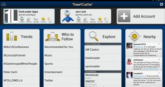 TweetCaster for Twitter for Android (screenshot)