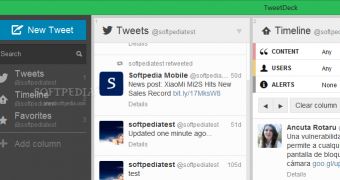 The new TweetDeck version is supposed to work better on Windows