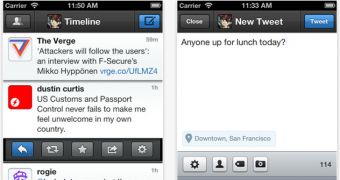 Tweetbot for iPhone screenshots