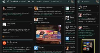 Tweetium comes with support for all Windows 8.1 builds