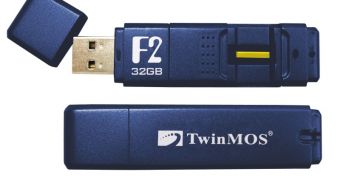The TwinMos Mobile Disk F2 USB Flash Drive
