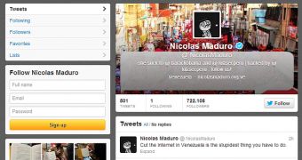 Twitter account of Nicolas Maduro hacked