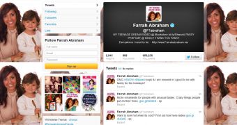 Twitter account of Farrah Abraham hacked