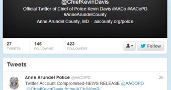 Anne Arundel County Police Department Twitter accounts hacked