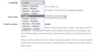 Twitter in Russian and Turkish
