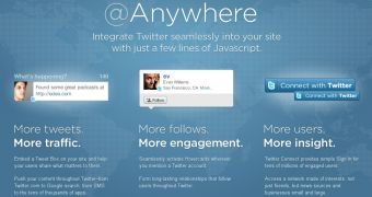 The new Twitter @anywhere site for developers