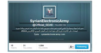 Latest Syrian Electronic Army Twitter account