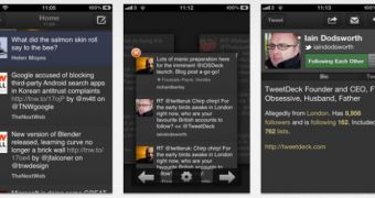 TweetDeck iOS screenshots