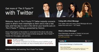 Twitter has teamed up with The X Factor