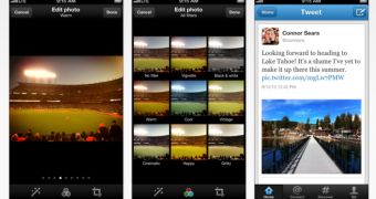 Twitter iPhone screenshots
