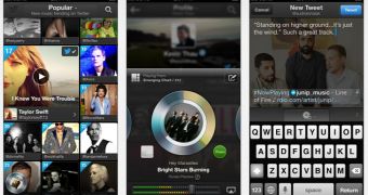 Twitter #music iOS screenshots