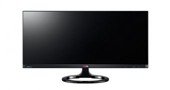LG ultra-widescreen monitor