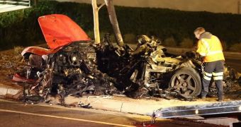 Two men await sentence after admitting to stealing parts from the Paul Walker car crash